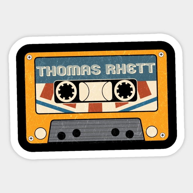 vintage Thomas Rhett Sticker by bardo_bardon